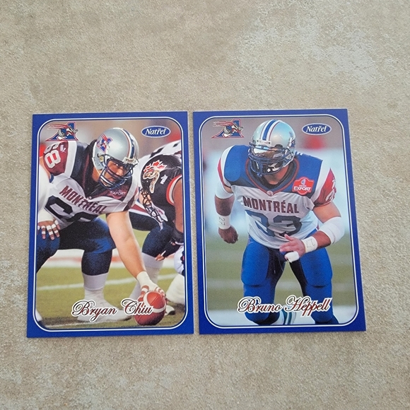CFL Montreal 2003 Natral Card Set of 10 - Picture 3 of 7